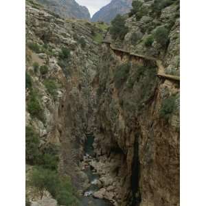 El Chorro Gorge and the Old Catwalk, Malaga Province, Andalucia, Spain 