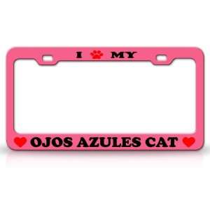  I PAW MY OJOS AZULES Cat Pet Animal High Quality STEEL 