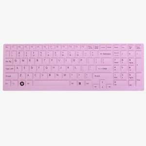  Pink Silicone Keyboard Cover for SONY EB Series 15.5 inch 