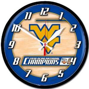  NCAA West Virginia Final Four Champs Round Clock Sports 