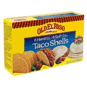Old El Paso Taco Shells Hard and Soft   12 Pack  Grocery 