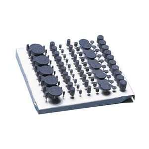  Made in USA 100 Pc.spfc 1/8 w b Set Of Mounted Stones 