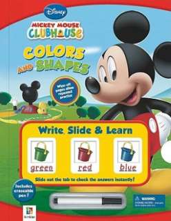 Mickey Mouse Clubhouse   Colors and Shapes Write, Slide and Learn 