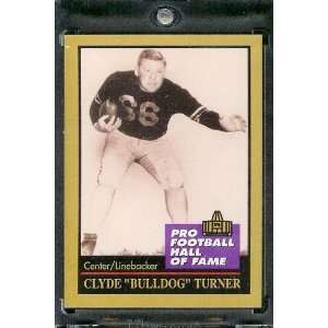  1991 ENOR Bulldog Turner Football Hall of Fame Card #142 
