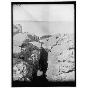  Flume,looking out,York Beach,Me.