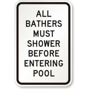  All Bathers Must Shower Before Entering The Pool Engineer 