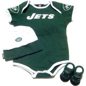   Baby Infant New York Jets Onesie Cap Booties