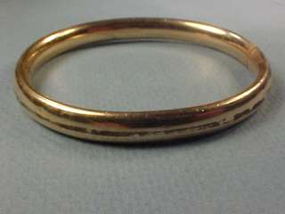 Austin & Stone Pat 1907 Gold Filled Bangle Bracelet  