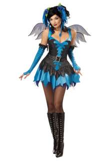 Blue Twilight Fairy Wings Adult Halloween Costume  