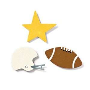  Demdaco Embellish Your Story 13952 Football Magnets Set of 