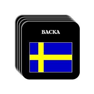  Sweden   BACKA Set of 4 Mini Mousepad Coasters 