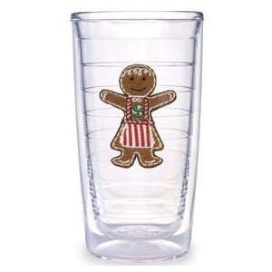 Tervis Tumblers Christmas Gingerbread Lady 16oz Set of 4 Tumbler Cups 