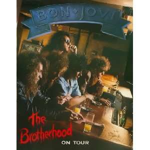 Bon Jovi 1989 Brotherhood Concert Tour Program Book 