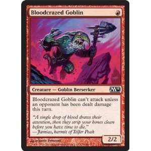   the Gathering   Bloodcrazed Goblin   Magic 2011   Foil Toys & Games