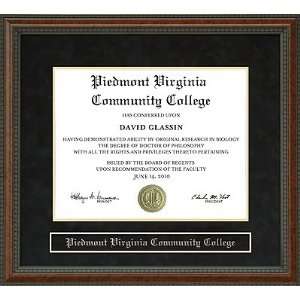  Piedmont Virginia Community College (PVCC) Diploma Frame 
