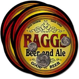  Baggs , WY Beer & Ale Coasters   4pk 