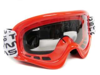 YOUTH RED OFF ROAD GOGGLES MOTOCROSS DIRT BIKE ATV MX  