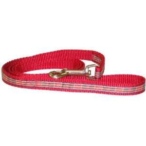  4 Foot Dog Leash in Maxwell Plaid Design 5/8 Wide by 
