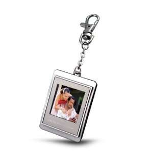   .5S 1.5 Inch Key Chain Digital Picture Frame (Silver)