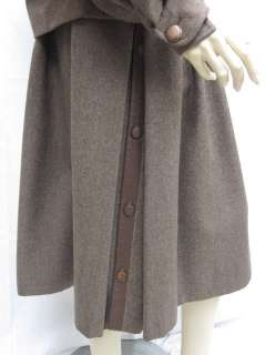 Salvatore Ferragamo Jacket Skirt Suit Brown Size 8 10  