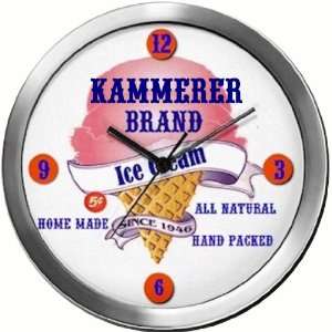  KAMMERER 14 Inch Ice Cream Metal Clock Quartz Movement 