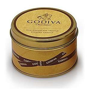  Godiva Milk Chocolate Truffle Scented Candle Travel Tin 