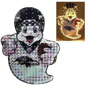 Baltimore Ravens 44 Lighted Ghost Halloween Lawn Figure   NFL 