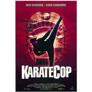  Karate Cop Poster 27x40 Ron Marchini Carrie Chambers David 