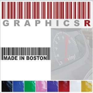   Barcode UPC Pride Patriot Made In Massachusetts Boston MA A626   White