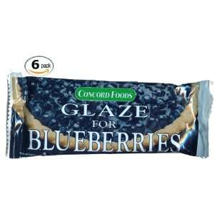 Concord Foods Glaze for Blueberries SIX 16oz Pouches  