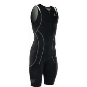 CEP Mens Triathlon Compression Skinsuits, Black III (Thigh Size 20 24 