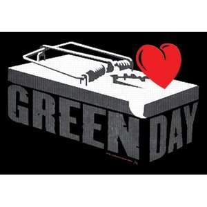  Green Day Heart Trap Fabric Poster Flag
