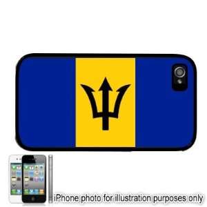  Barbadian Barbados Flag Apple iPhone 4 4S Case Cover Black 