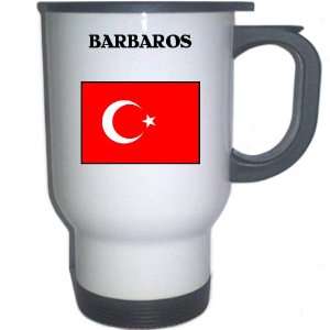  Turkey   BARBAROS White Stainless Steel Mug Everything 