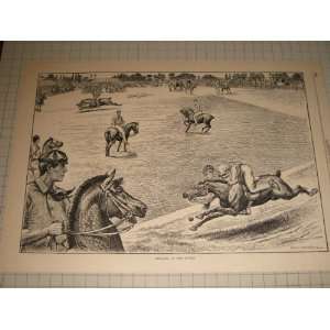  1883 Harpers Weekly Engraving Baseball of the Future 