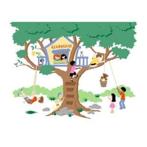  Treetop Clubhouse Paint By Number Wall Mural Everything 