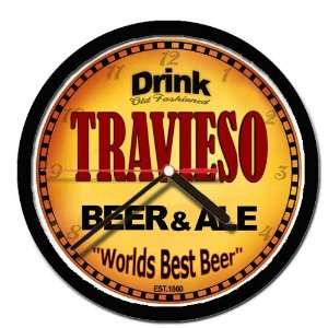  TRAVIESO beer and ale cerveza wall clock 