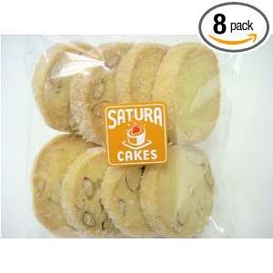 Almond Cookies (Pack of 8)  Grocery & Gourmet Food