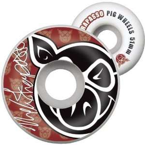 Pig Nick Trapasso Pro Signature Skateboard Wheels   51mm 