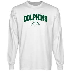 NCAA Le Moyne College Dolphins White Logo Arch Long Sleeve 