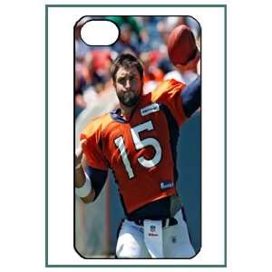  Tim Tebow NFL iPhone 4 iPhone4 Black Designer Hard Case 