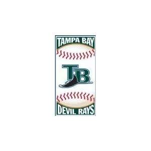  MLB Centerfield Beach Towel Tampa Bay Devil Rays   Team 