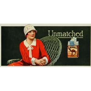  1926 Lithograph Billboard Ad Camel Cigarettes RARE 