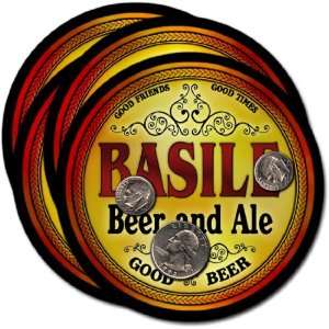  Basile, LA Beer & Ale Coasters   4pk 