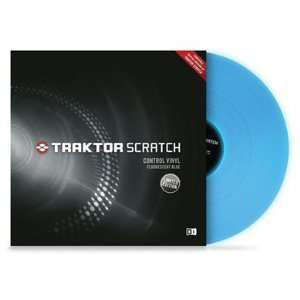 Native Instruments Traktor Scratch Control Vinyl   Fluorescent Blue