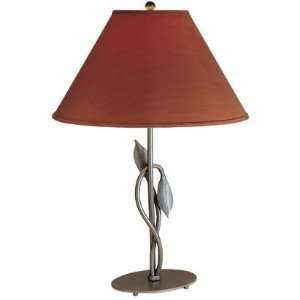   One Light Table Lamp with Oval Base Finish Black