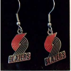  NBA Portland Trailblazers Logo Earrings