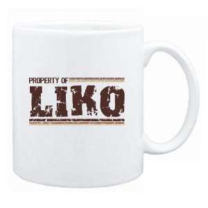  New  Property Of Liko Retro  Mug Name