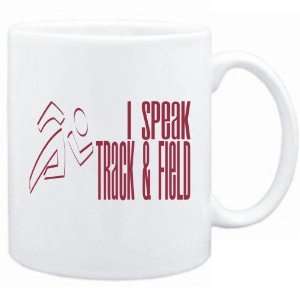  New  I Speak Track And Field  Mug Sports