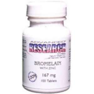  Bromelain w/Zinc 167mg 100T 100 Tablets Health & Personal 